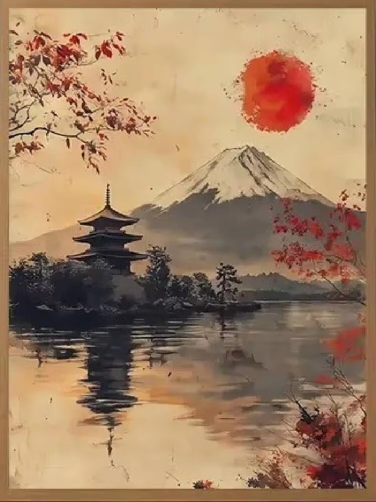 Japanese Lifestyle Game - Lukisan Minyak Berdasar Angka Gaya Jepang