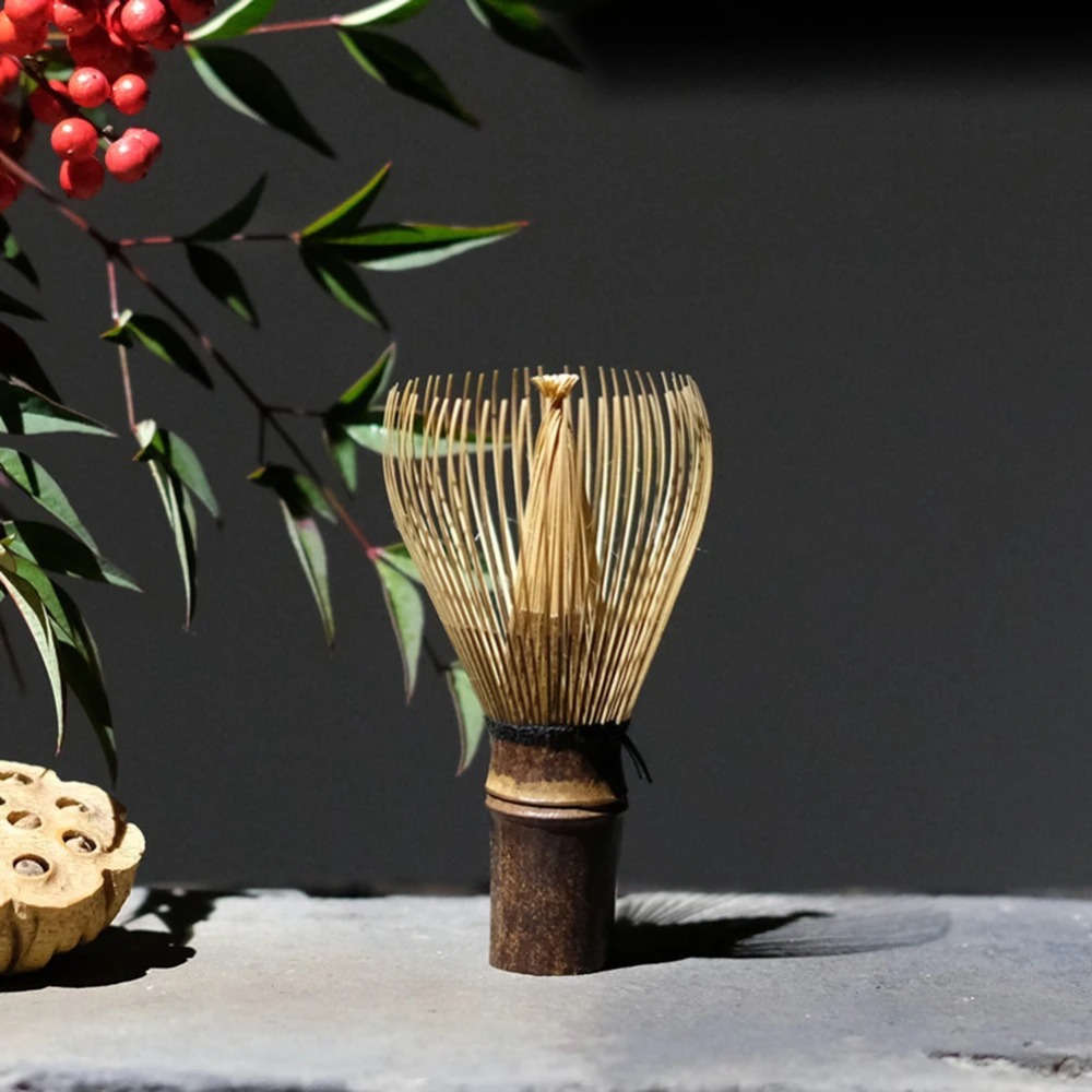 Bamboo Whisk Chasen - Pengocok Matcha Bambu yang Berguna, Set
