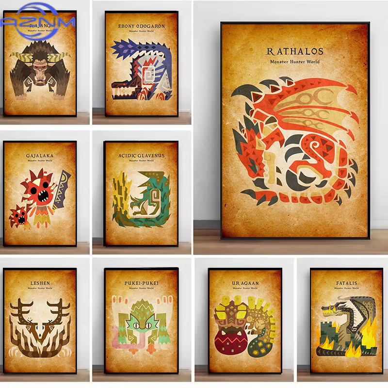 Japanese Lifestyle Game - AZNM Gambar Seni Dinding Lukisan Kanvas