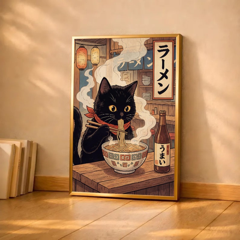 Lukisan Kanvas Poster Makanan  - Japanese Lifestyle Food ulasan dan harga