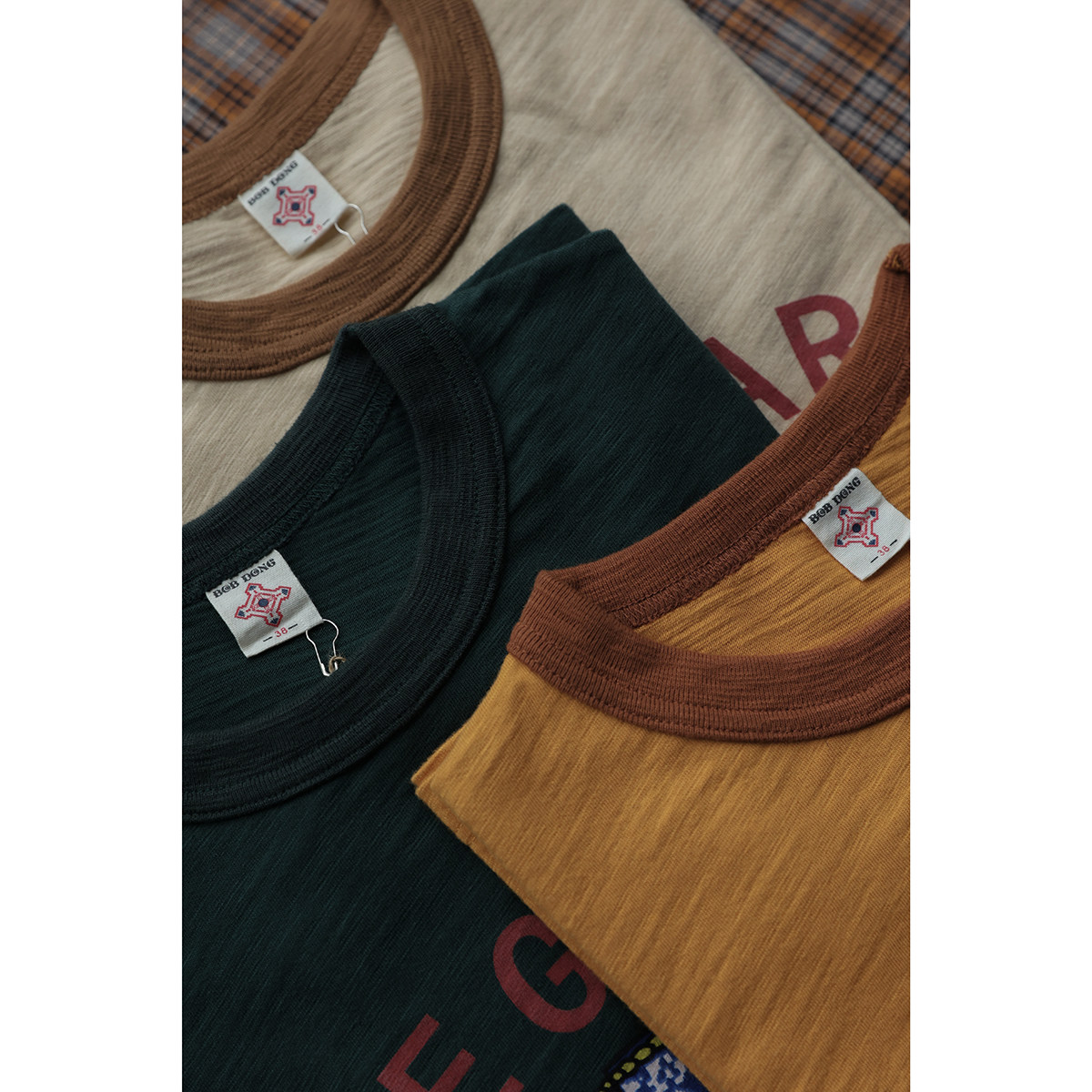 BOB DONG Vintage Ringer T-Shir - Japanese Man Lifestyle ulasan dan harga