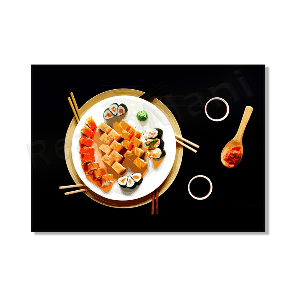 Lukisan Dekorasi Dinding Gaya  - Japanese Lifestyle Food ulasan dan harga