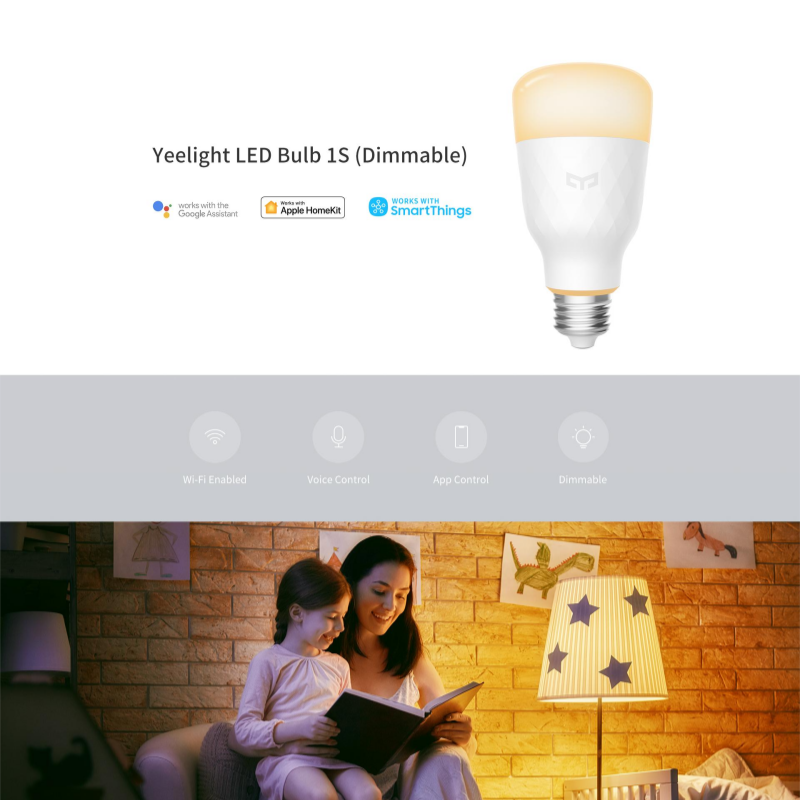 YEELIGHT Bohlam LED 1S Lampu P - Yeelight Light Smart Bulb ulasan dan harga