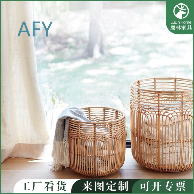 Keranjang Cucian Rotan Gaya Je - Muji Home Storage ulasan dan harga