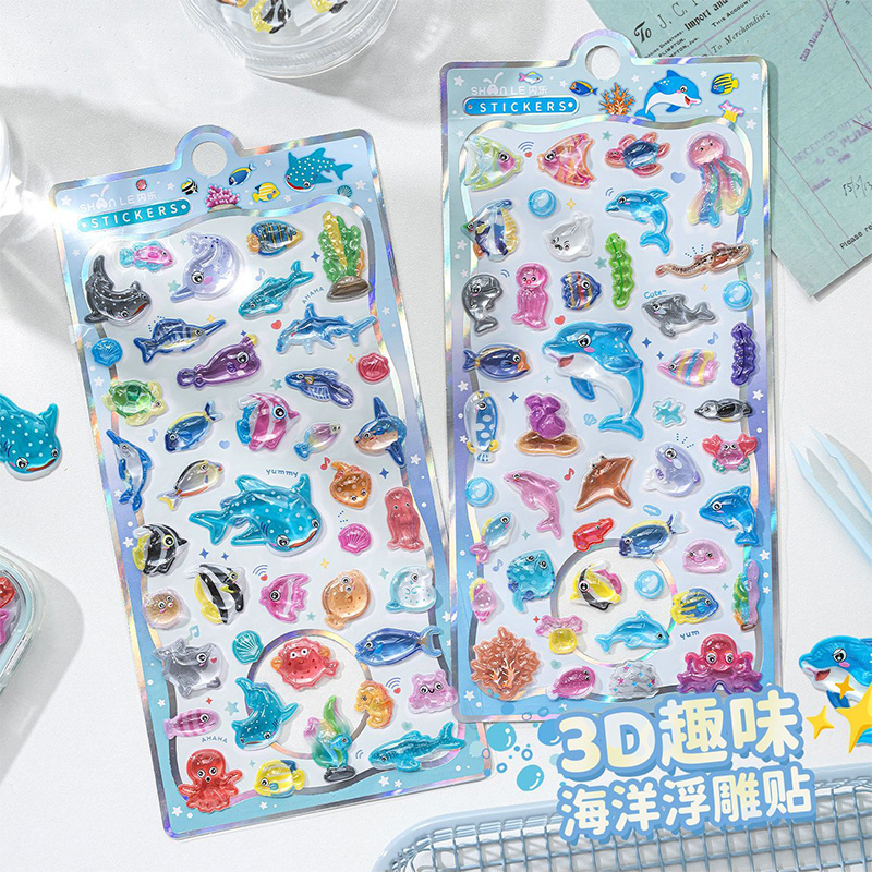 Stiker Kristal Relief 3D Kehid - Japanese Lifestyle Movie ulasan dan harga