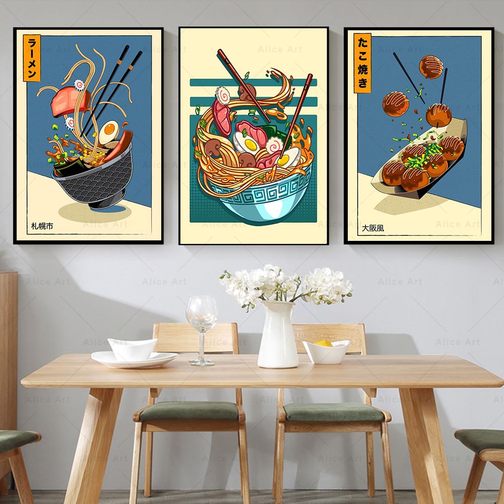 Gaya Jepang Poster Dapur Makan - Japanese Lifestyle Food ulasan dan harga