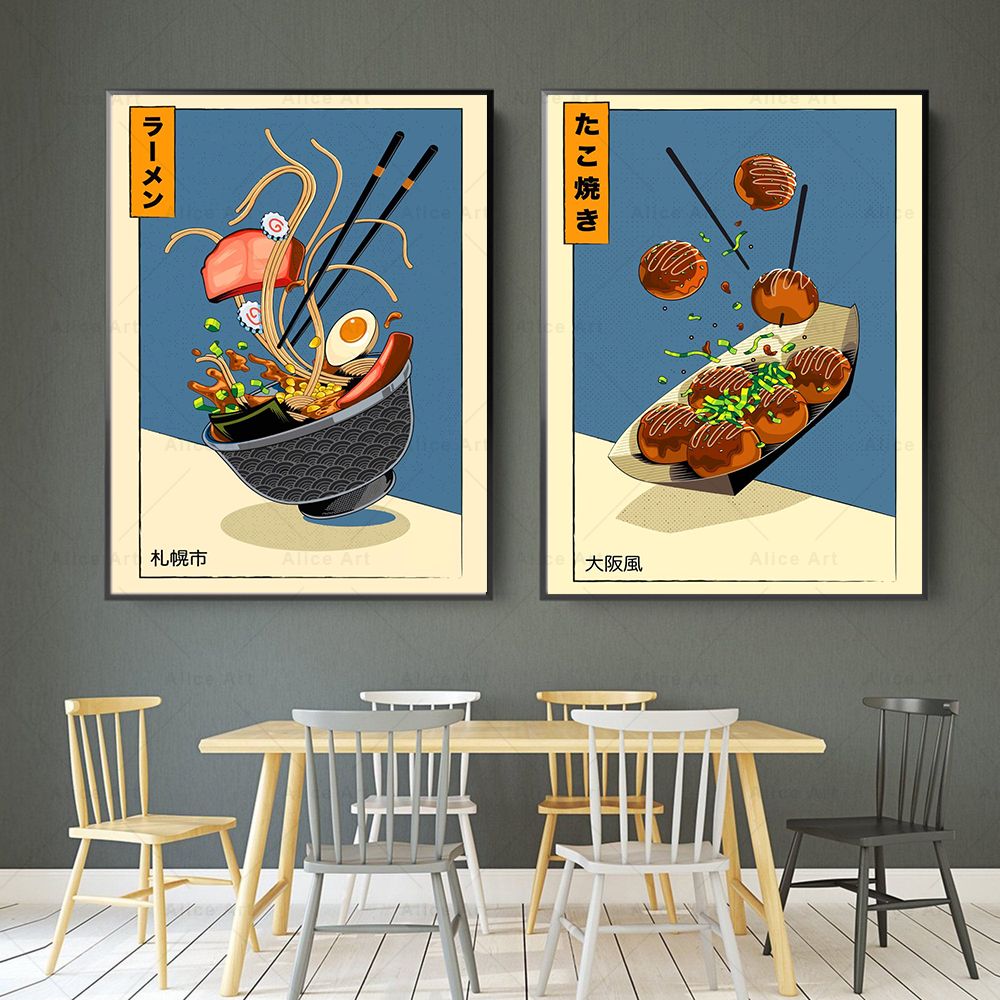 Gaya Jepang Poster Dapur Makan - Japanese Lifestyle Food ulasan dan harga