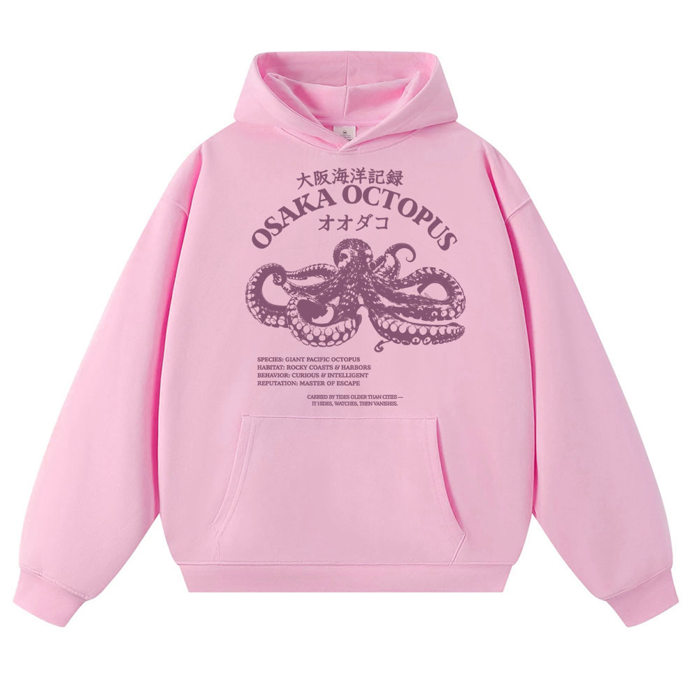 Hoodie Gaya Jepang Osaka Octop - Japanese Man Lifestyle ulasan dan harga