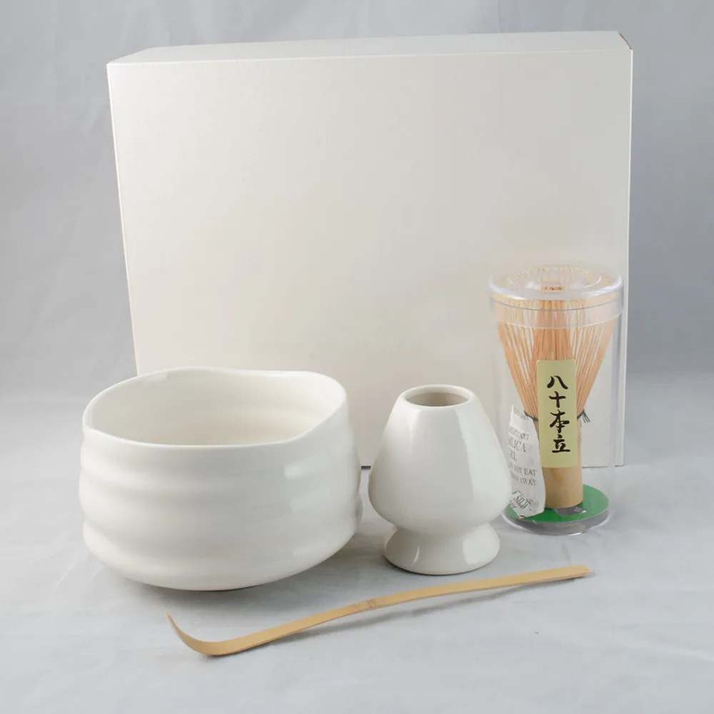 Set Hadiah Super 4in1 Putih un - Bamboo Whisk Chasen ulasan dan harga